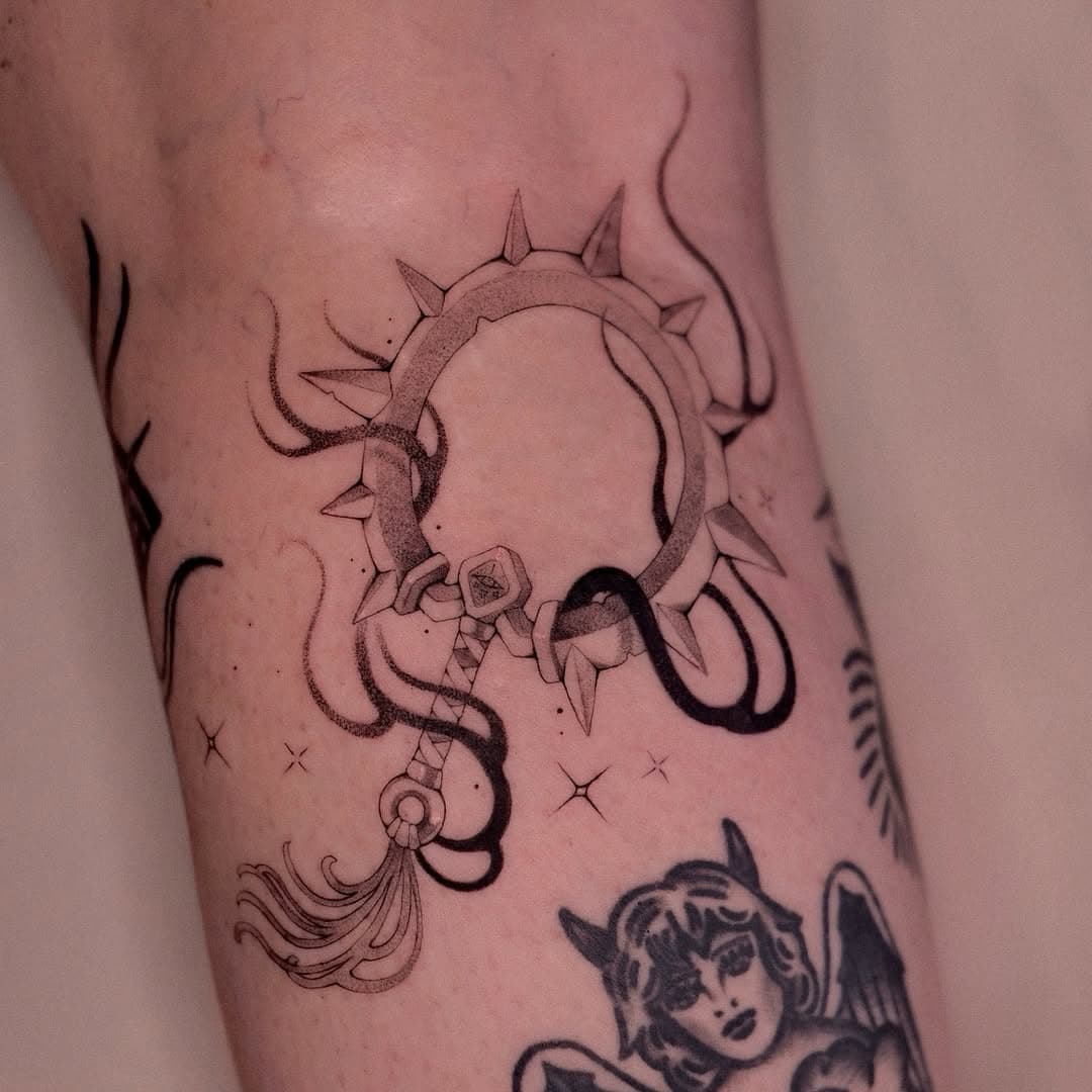 Demon carver for my lovely colleague and friend @vagabon.d  THANK UUUUUU loved doing this one sorry for hurting u x

Done at @leflux.tattoos 

follow the rest of the amazing crew ♡ 

@xandermulder @yodatattoos @tim.luijten.ink
@shennakiart @vagabon.d @purplepalmtreedelight @nina_nathalie @bobbatatt @leflux.culturestore @atelier.petitpapillon @veras.tattoos @melvinfl 

.
.
.
.
.
#zelda #zeldabreathofthewild #zeldatattoo #anime #animetattoo #gamingtattoo #nintendo #zeldatearsofthekingdom #demoncarver