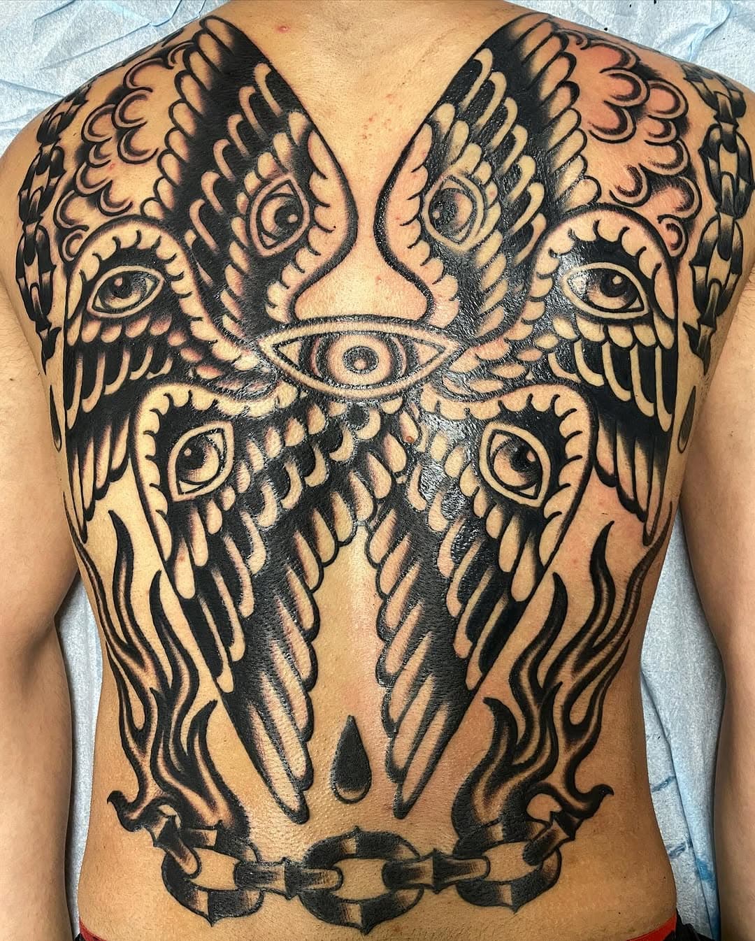 Progression with Noah

Large scale work always welcomed

I have a few remaining openings for the rest of February and early March. For bookings/questions please email joeljaniszyn@gmail.com

Made in #fortwayne 

#traditional #traditionaltattoo #americantraditional #tradtattoos #oldlines #classictattoo #backpiece #traditionalbackpiece #angeltattoo #seraphim #top_class_tattooing #tattooer #tattoos #besttradtattoos #bright_and_bold #tattoosnob #traditionaltattoos  #tradtattoos #boldwillhold #boldtattoos #blackworkers #blacktattoo #tradworkers #blacktoptattooing
