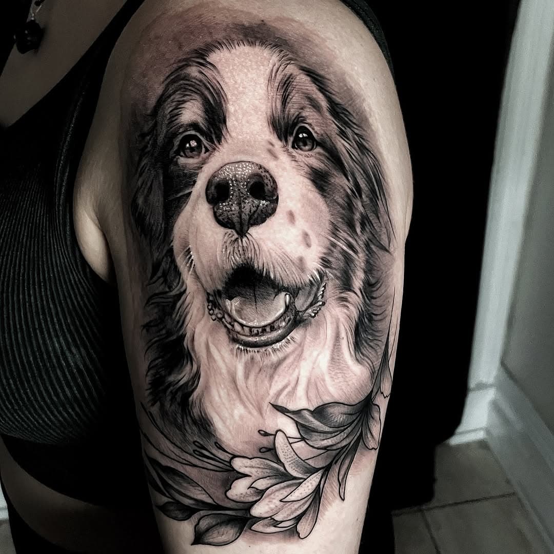 #puppy#dog#dogtattoo#tattoo#ink#1#hamiltontattoo