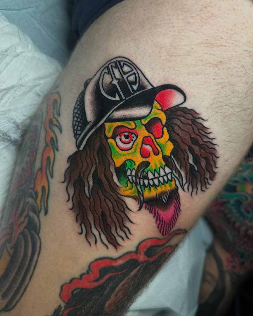 Tribute to one of the best to ever do it, if not THE best… who am I kidding. He is the best. @dovetailtattoo thank you Brian!  @dimebagzhag ❤️ you Rita! 
.
.
.
.
.
#austin #austintx #austintattoo #austintattooartist #austintattoos #austintattooshop #austintattooartists #austintattooer #austintattooers #austintattooshops #atx #atxtattoo #atxtattooartist #atxtattoos #atxtattooshop #atxtattooartists #dimebagtattoo #dimebagdarrell
