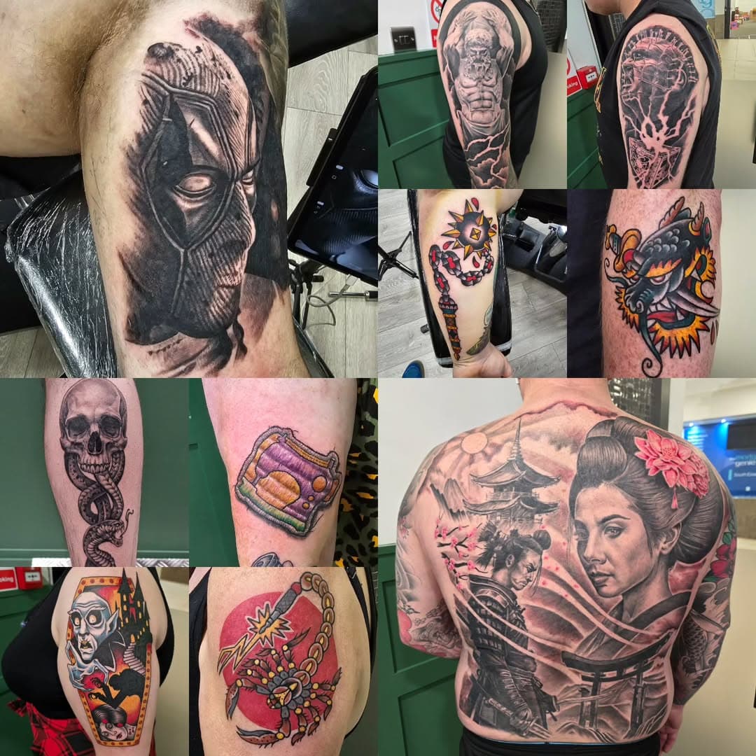 I now have Saturday 15th available due to a reschedule. 
Only Saturday left this month either in southend of Maidstone get at me to grab it! @uniqueink.custom.tattoo @flash.hart.tattoo.studio