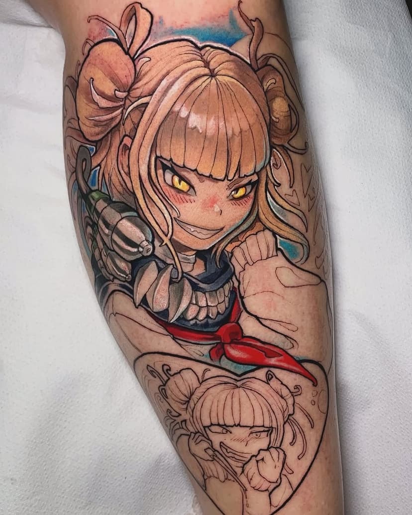 🖤🩸Himiko Toga🩸🖤
@heart_tattooestudio 🏠 
.
.
#tattoo #tattos #tattooartist #tattooideas #tattoogirl #tattooart #sabiasque #curiosidades #ink #tatuaje #tatuajes #tattoolover #tatuagem #newschooltattoo #inklife#inklover#art#anime#toga#togahimiko#bilbao#tattoobilbao