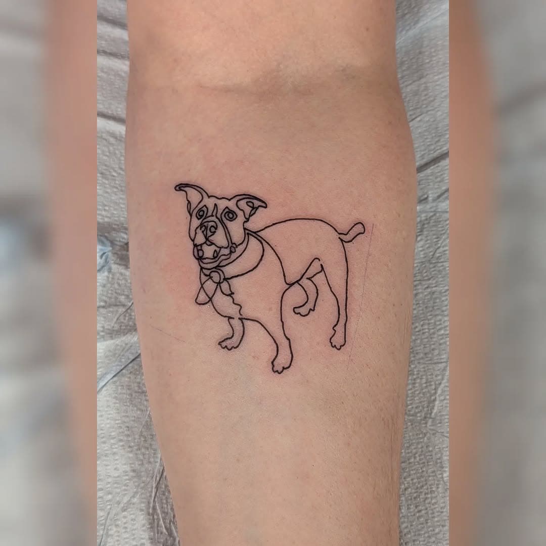 And sometimes the simple is super satisfying especially when it comes to our furry four legged friends. Rest In Pawer Lionel. Thank you for trusting me with your baby, Susan!
.
Who's your pet friend(s)? Tell me about em!
.
.
.
#adrienmosesclark #tattoos #axeofkindnesstattoo #roc #rochester #ny #newyork #tattoo #art #amctattooartworks #AOKtattooROC #rochesterNY #black #lines #kindness #charity #community #tattooer #tattooartist #tattooart #rochestertattooartist #dog #puppy