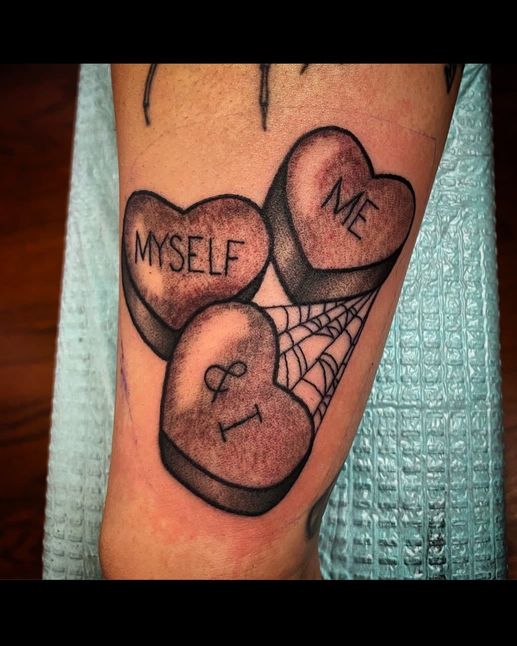 Self Care is a new tattoo 💗 ink: @nicolausrummel 

Valentine’s Day is around the corner! Stay tuned to see all the heart themed flash the team has been cooking up