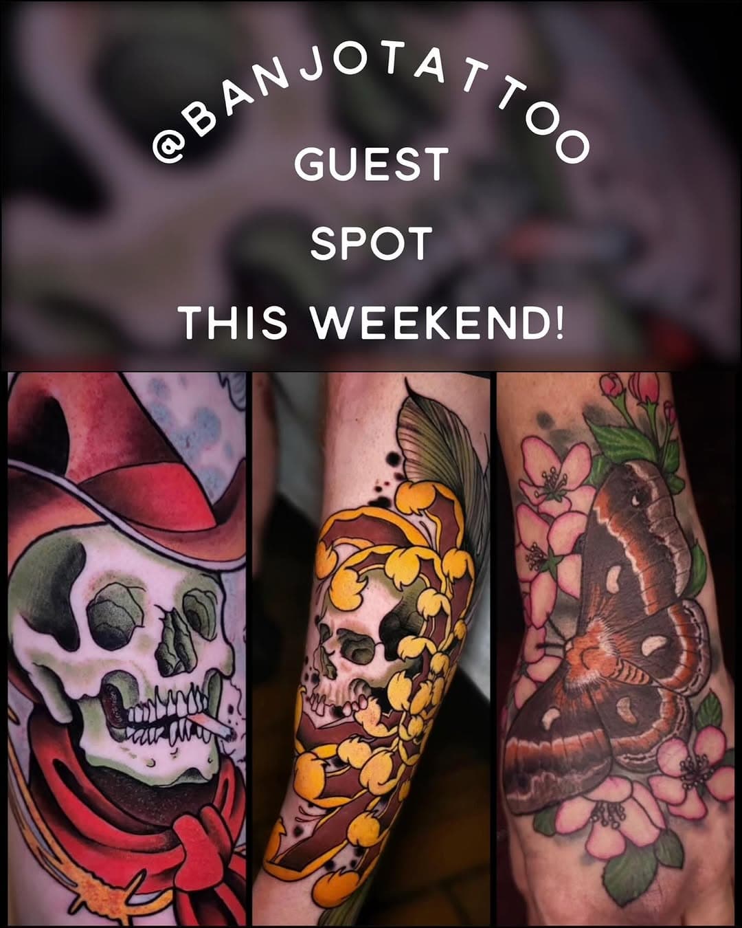 Our friend @banjotattoo will be guesting this weekend. Don’t sleep!  #chicago #chicagotattooartist #chicagotattooshop #chicagotattoo #chicagotattooartists #chicagotattooshops #do312