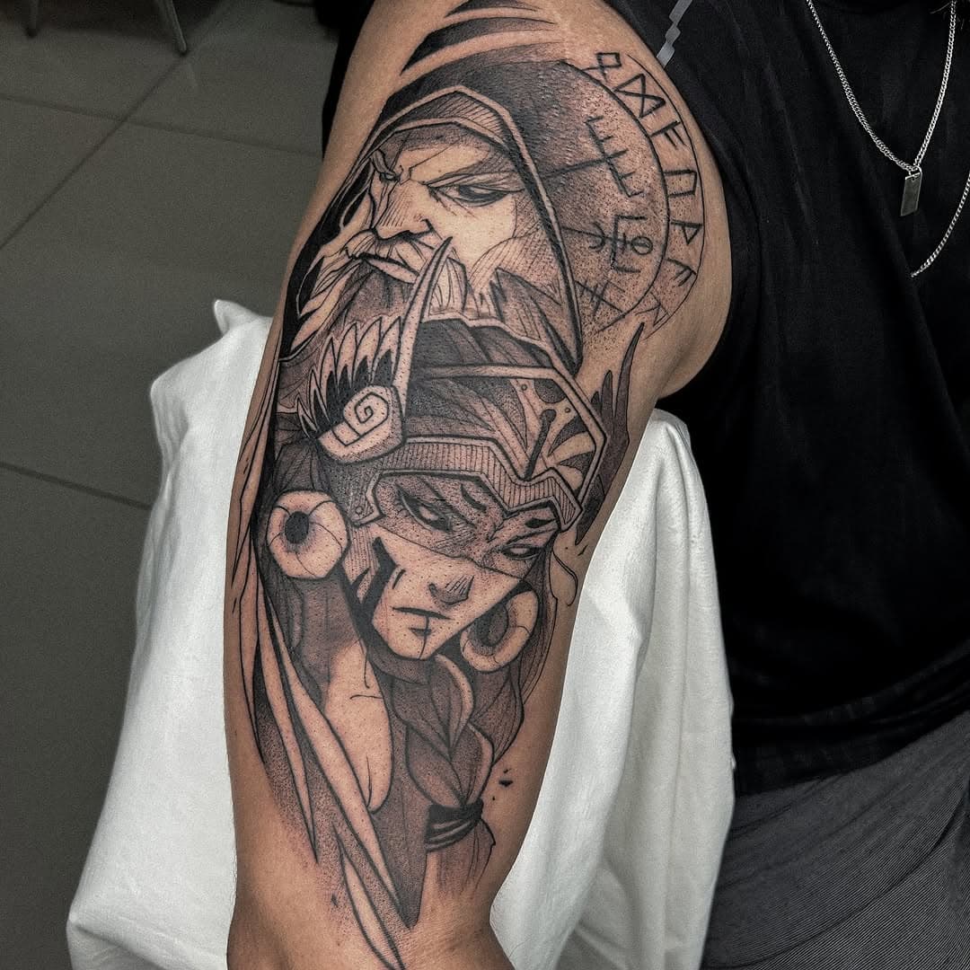 Trabalho realizado em duas sessões para o Adam! Valeu dms pela confiança 

orçamentos e agendamentos ✨
.
.
.
.
.
.
.

#viking #vikingtattoo #odintattoo #odin #mitologia #freya #freyatattoo #nordictattoo