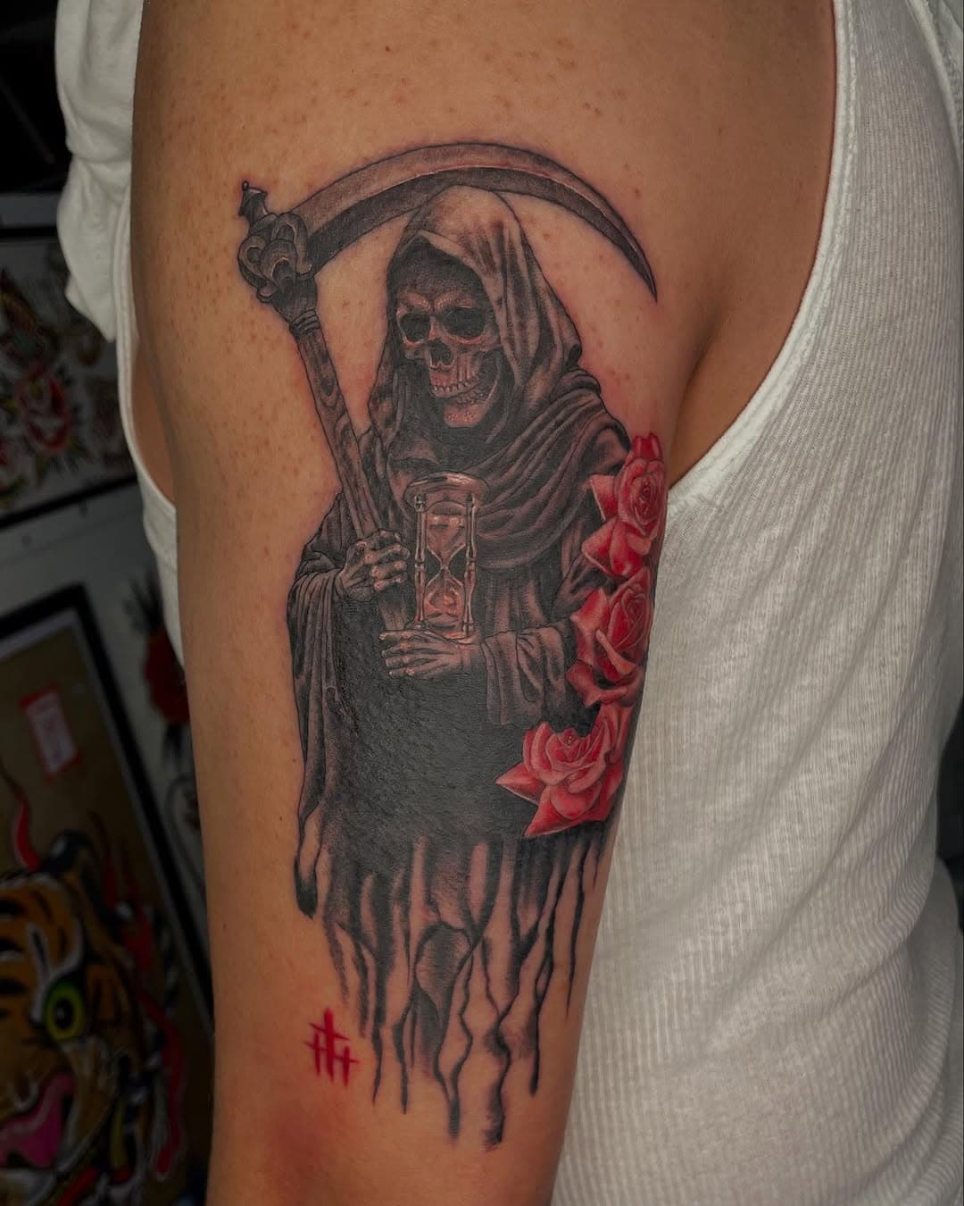 Santa Muerte
Swipe for healed pic