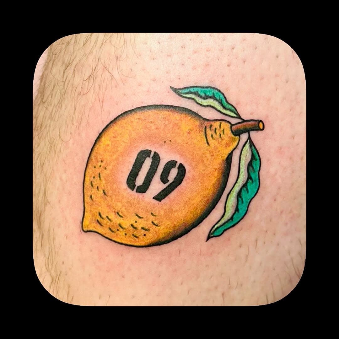 Limón x3 🍋🍋🍋
.
#lemontattoo