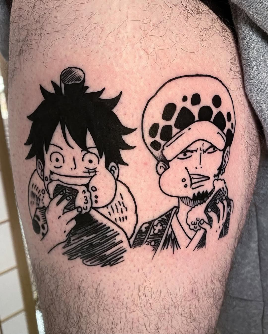 ⚠️One Piece Manga Panels⚠️

I thought about making a post with manga panels in general but I’ll leave that for tomorrow. I couldn’t resist passing by those and not putting them together in a bundle. You folks make me so happy every time I get to make one of those into a Tattoo! Can you imagine that sometimes my job is to turn parts of that manga e really love into Tattoos! It’s like playing make believe I’m a mangaka! 

Manga panels work really good as Tattoos! But often I get requests and people are very precise about the measures they want their Tattoo to be and often it’s something like 5x5 cm. I know you see a lot of micro manga panels around the internet… I have an advice for you. Don’t trust them! They will look like 💩 in the future. So if you want a manga panel Tattoo, compromise, make sure you really love that and go for it. Make it proper and you wont regret!

Claim your tag!!

#mangapanel #mangá #mangapaneltattoo #onepiece #tattoonederland #onepiecetattoos