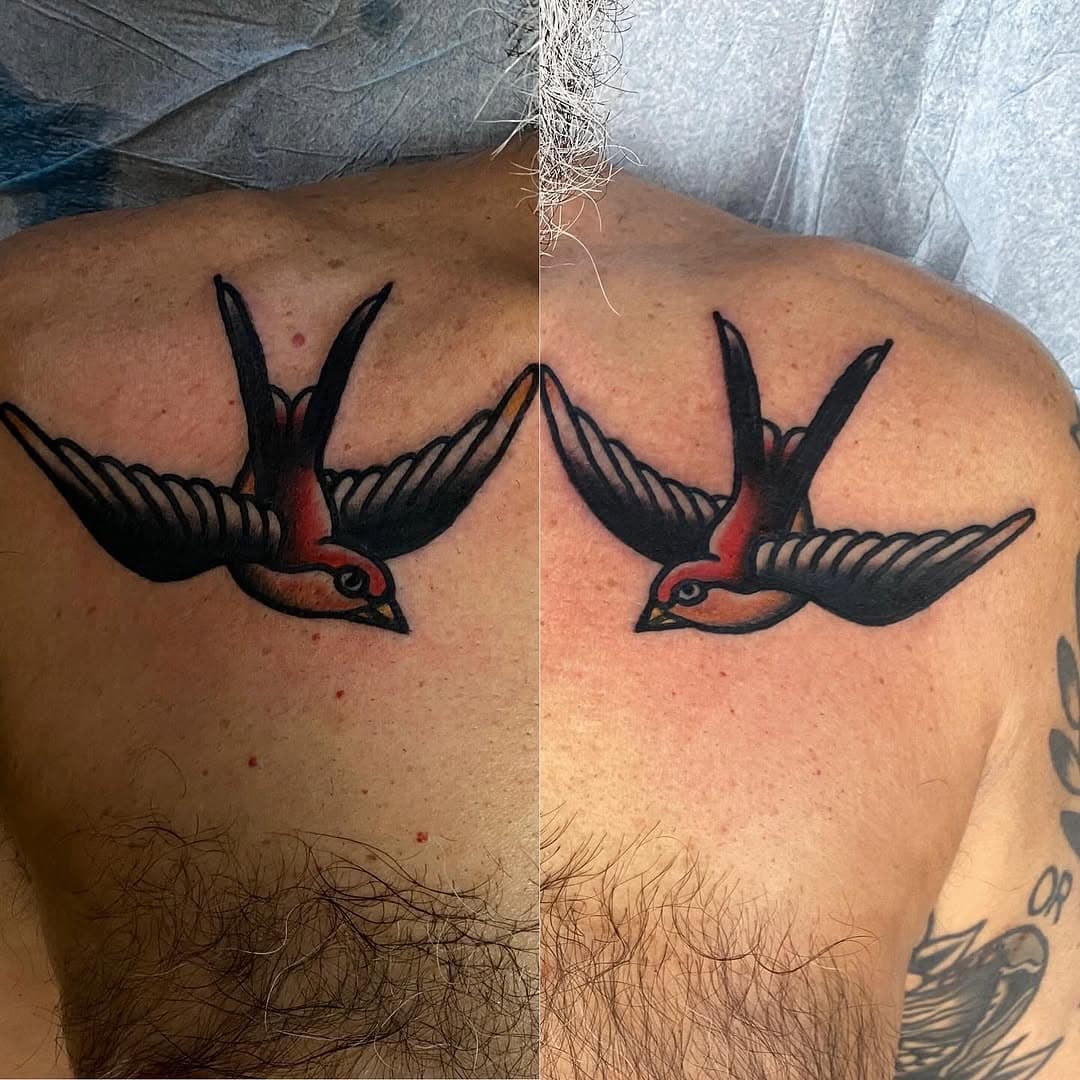 Classic pair for Travis

For bookings/questions please email me - joeljaniszyn@gmail.com

#americantraditional #traditionaltattoo #tradtattoos #besttradtattoos #traditionaltattoos #swallowtattoo #birdtattoo #classictattoo #tradworkers #bright_and_bold #tattoosnob #boldwillhold #oldlines #traditionalart #tattooer #tattoo