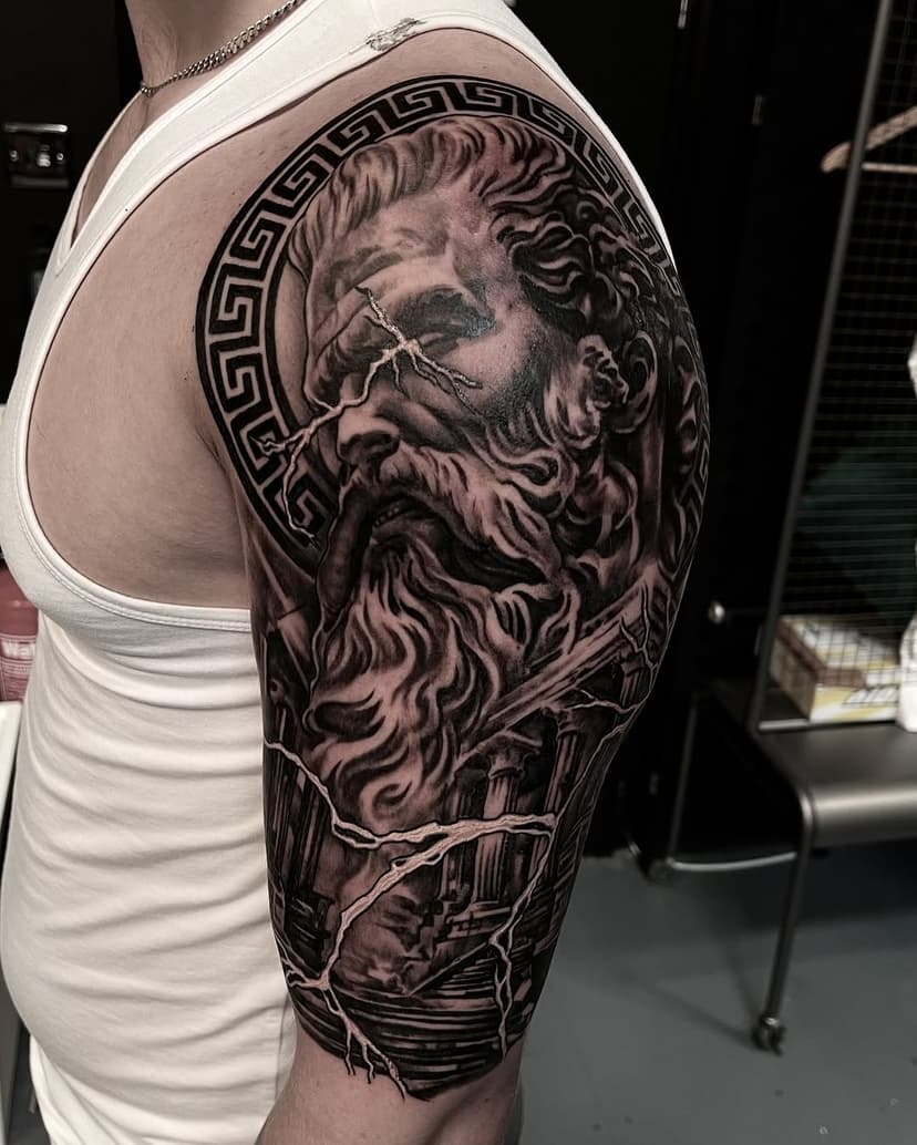 By @pawel_stroinski_tattoos 

#tattoosleeve #mythologytattoo #blackandgreytattoo #blackandgreytattoos #tattoo #tattoooftheday #realismtattoo #realisticink #londontattoo #londontattooartist #tattoolondon #besttattoos