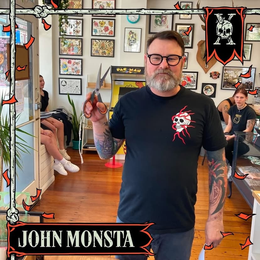 Introducing the ninth artist working our Tenth birthday flash weekend

👉🏻 @john_monsta 

A regular face here at union over the years John has been tattooing for nearly 30 years, he has a wealth of experience and knowledge and has recently re opened his Hawke’s Bay studio of 21 years @monstatrucktattoo and relocated it to Paraparaumu. Expect cute and clean Japanese tattoo flash from John 

John will be working Saturday 22nd February. 

Union Tattoo 10th birthday flash weekend, Saturday 22nd and Sunday 23rd February 2025. Flash tattoos, market stalls, face painting, food, drinks and giveaways!

Doors open 10.30am.

311 willis street, Wellington.