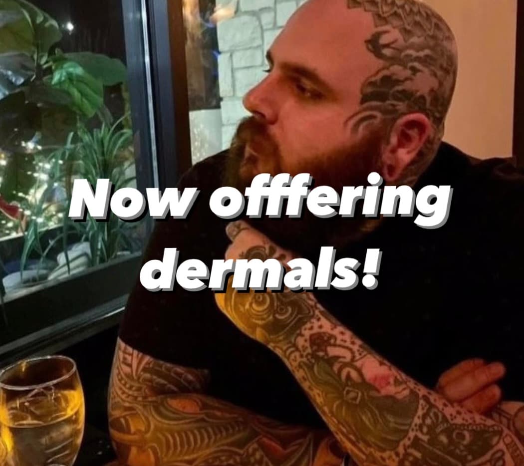 ‼️New Service Alert‼️

Back by popular demand, @justin1316_stl will now be providing facial dermal piercing services on Mondays, Thursdays, and Saturdays! 

#dermal #dermalpiercing #dermalpiercings #stldermals #stlpiercing #piercingshop #tattooshop #tattooandpiercing #facedermals #enigmatattoo #enigmapiercing #delmarloop #delmarloopstl