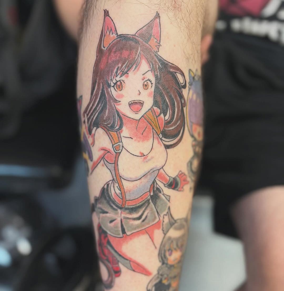 Cat girl Tifa by @dustintouchton for @aegic400