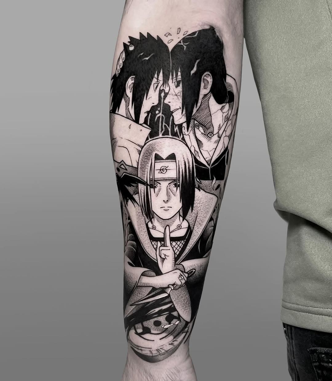 Sasuke X Itachi @simo.perra  @freemindtattoo 

#tattoo #tattoos #tattooed #naruto #sasuke #itachi #narutotattoo