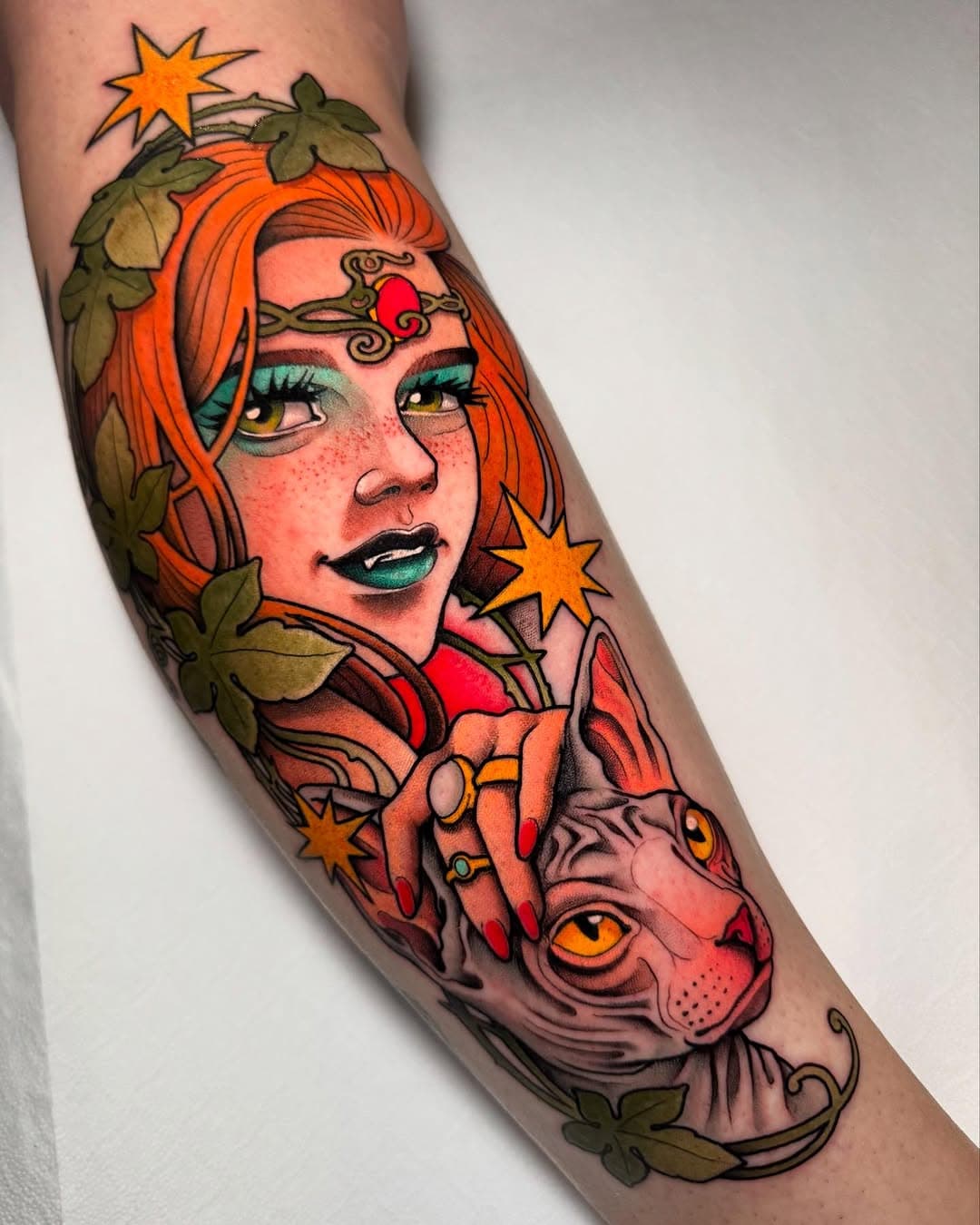 WITCH

#neotraditional #neotraditionaltattoo #neotrad #tattoo #neotradeu #simoneberto