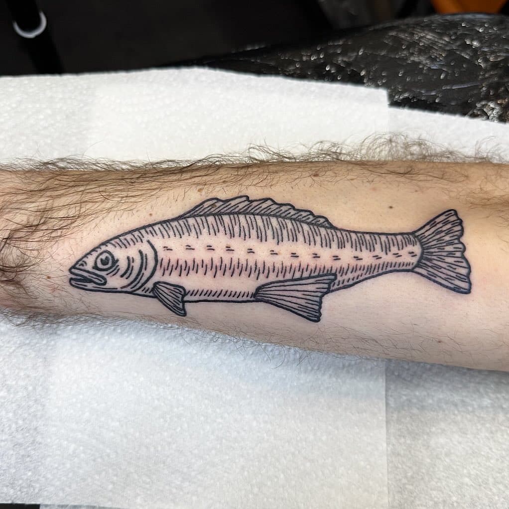 Fishy for Stephen - thanks so much!
Done at @untoldtattoo 🐟

#scotlandtattooartist #glasgowtattooartist #untoldtattoo #glasgowtattoo #lineworktattoo #scottishtattooartist #blackworktattoo #fishtattoo