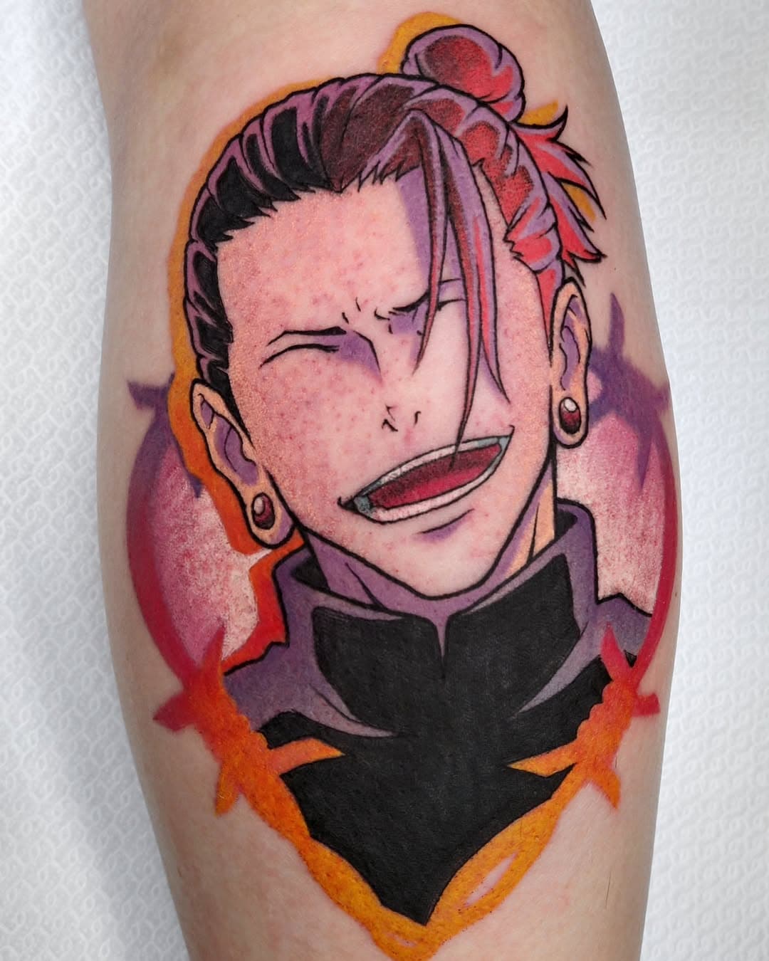 Geto for @ciillss !
Thank you for claiming this one, I'm so happy I got to do it! Even if I'm posting it WAAAAY too late (don't ask me how long guys)
Done at @itaitattoo !
.
#getotattoo #sugurugeto #denhaagtattoo