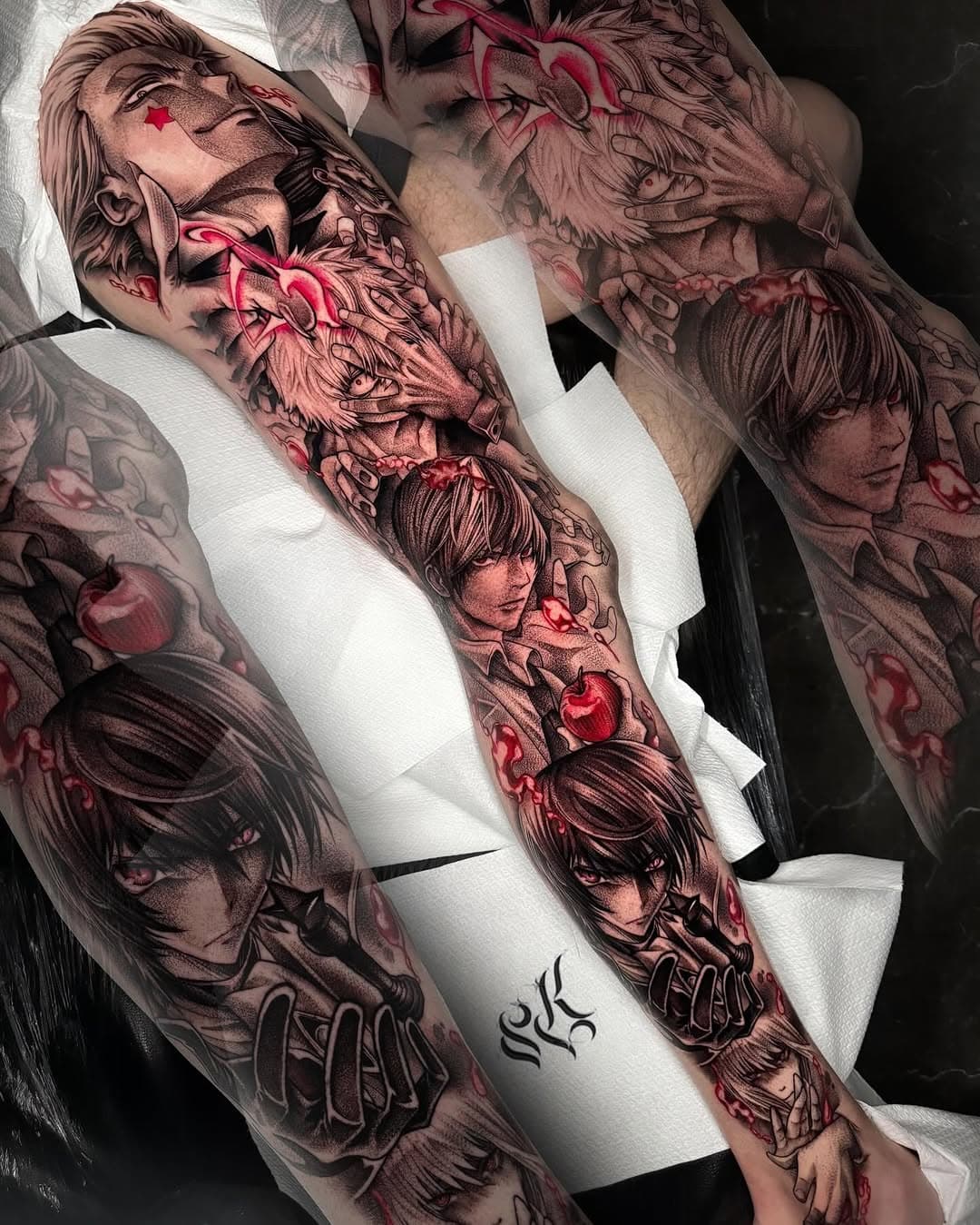 Mix anime sleeve, 3 days back to back. Thank you Tristan!
• 
•
• Done @studiosixpaths