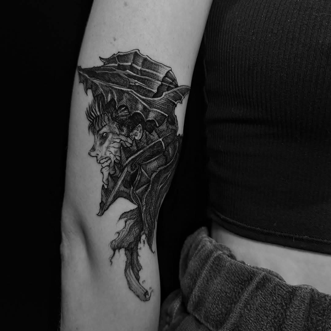 Another “anime/manga” tattoo I got do the other week
