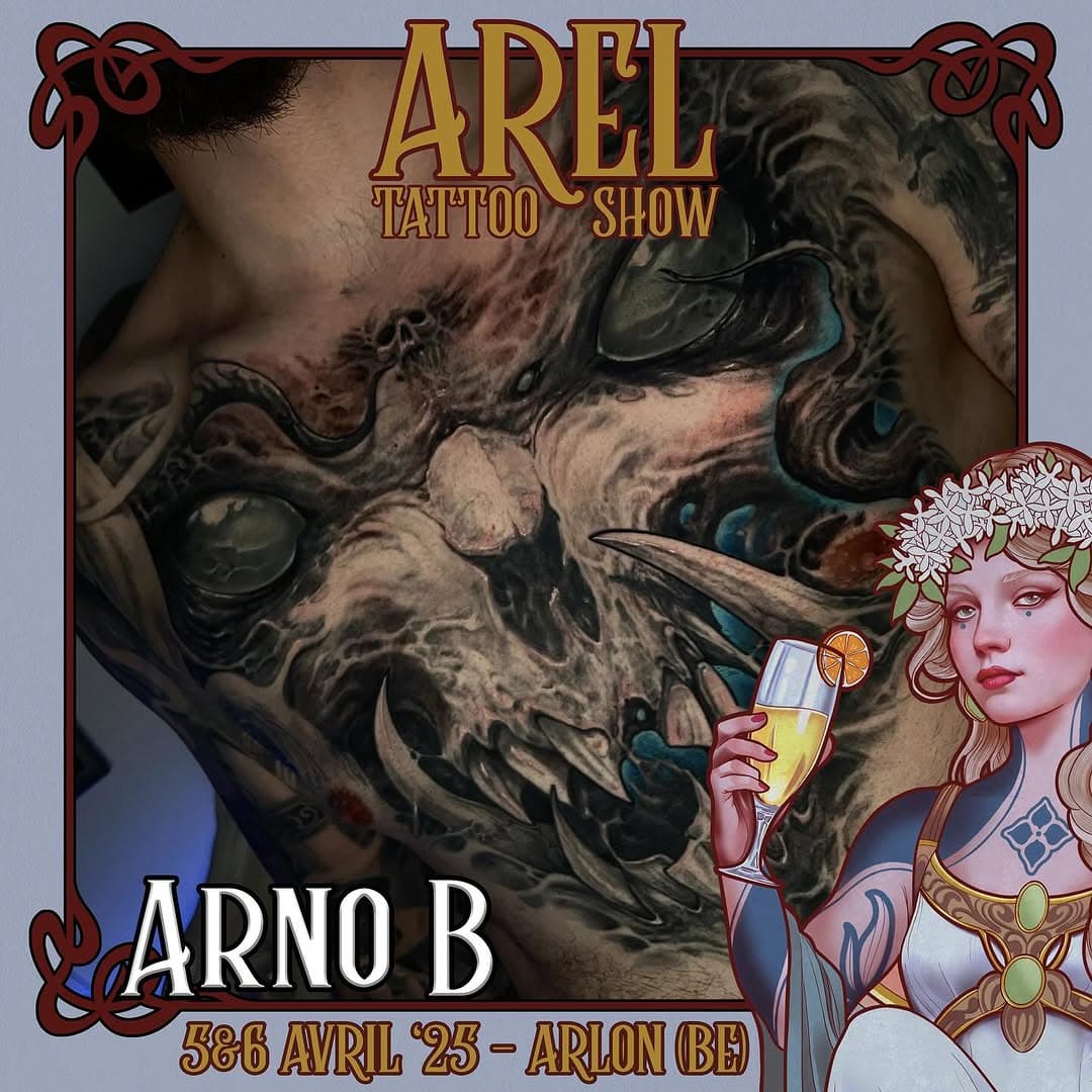 🔸 @arno_b_ink 🇫🇷 présent cette année🔸
🔸 5 & 6 avril 2025 🔸
🔸 Hall Polyvalent Arlon - Belgium 🇧🇪 🔸
#areltattooshow #arlon #ats25 #tattoo #tattooconvention