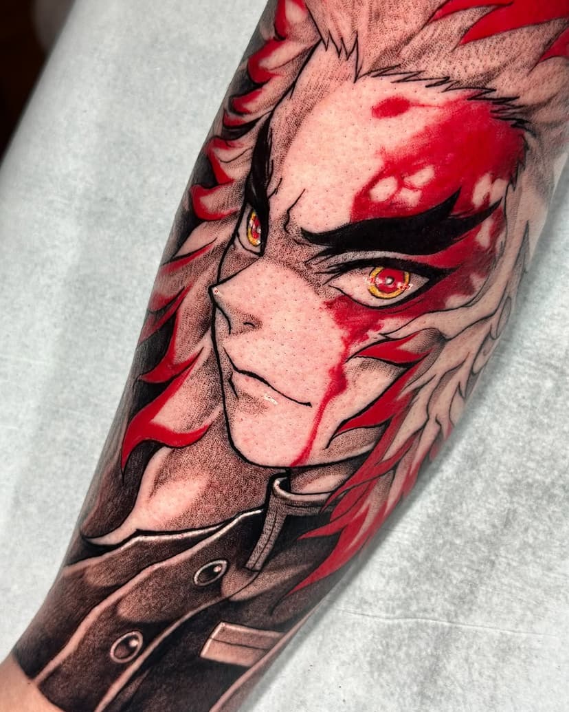 Rengoku | Demon Slayer ❤️

Quer tatuar comigo? Me chama no link da bio. 

@blacknimbustattoo | SP
@radiantcolorsbrasil 

#animetattoo #rengokukyoujorou