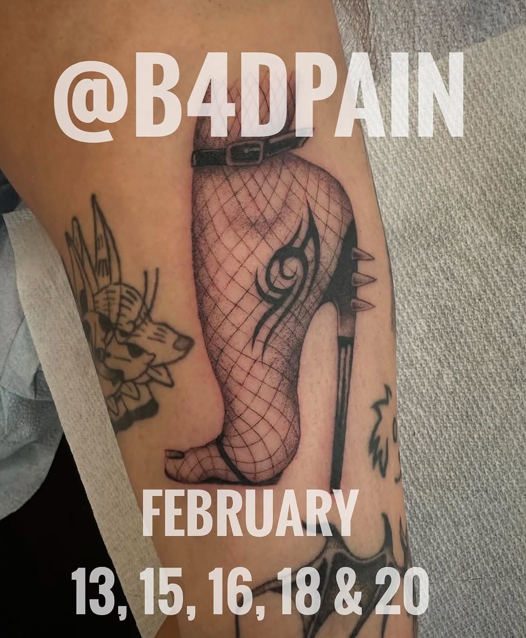 We are very excited to welcome @b4dpain back in the next couple weeks! DM Hannah for appts, don’t miss your chance!