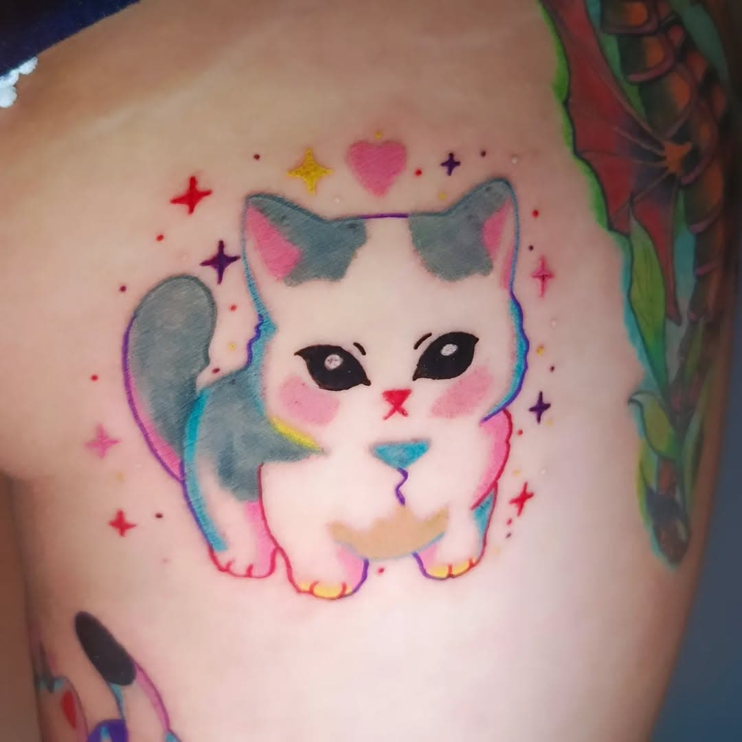 Gatito enojao! 
#DarkTatto #MoreliaInk citas al 4436333517. 
Me ayudan mucho compartiendo mi trabajo