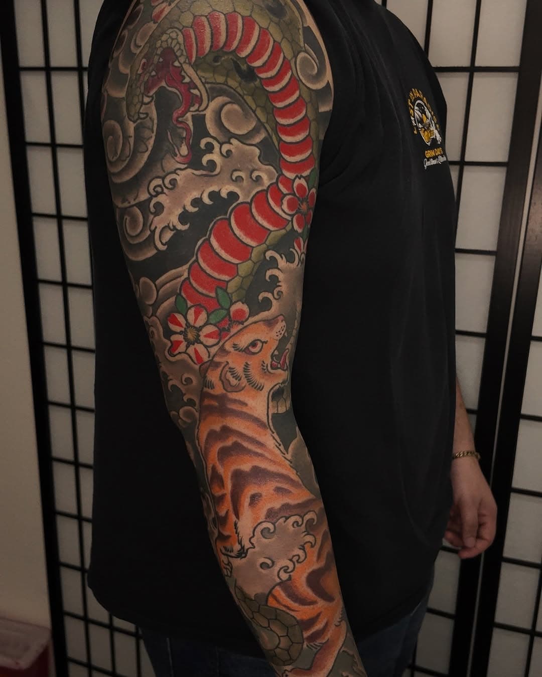 Finished this sleeve for Frank
Thanks for knocking it out dude!!