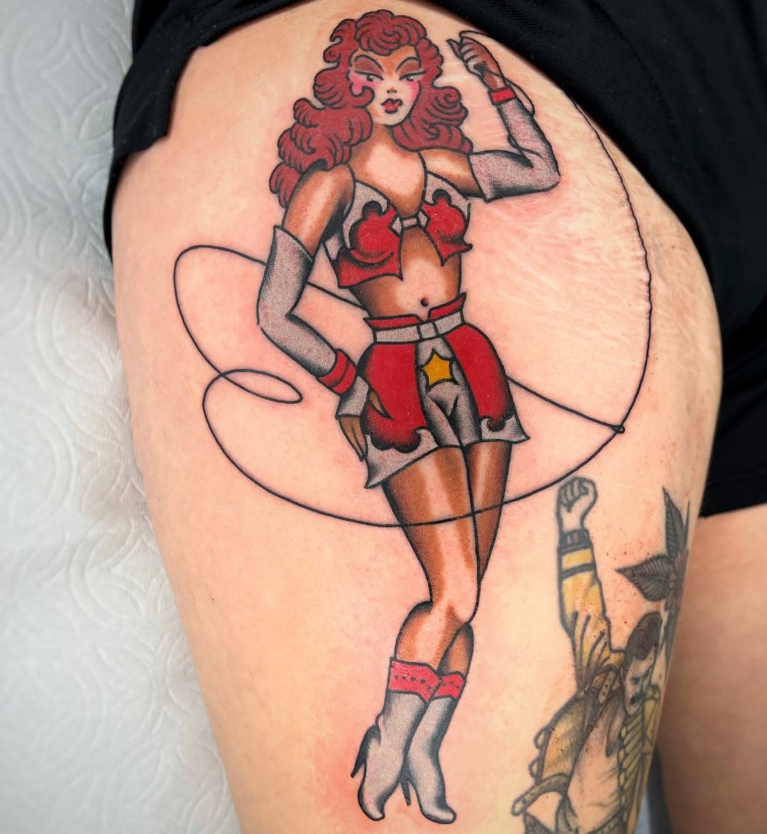Absolute babe brought to you by @stevenrobinsontattoo inspired by #chappellroan