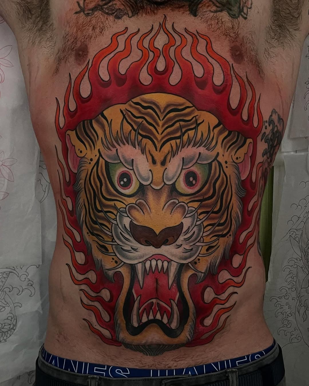 #tigertattoo #tigertattoos #flamestattoo #sandiegotattoo #sandiegotattooartist #sandiego #northparksd #southparksd #universityheightssd #california