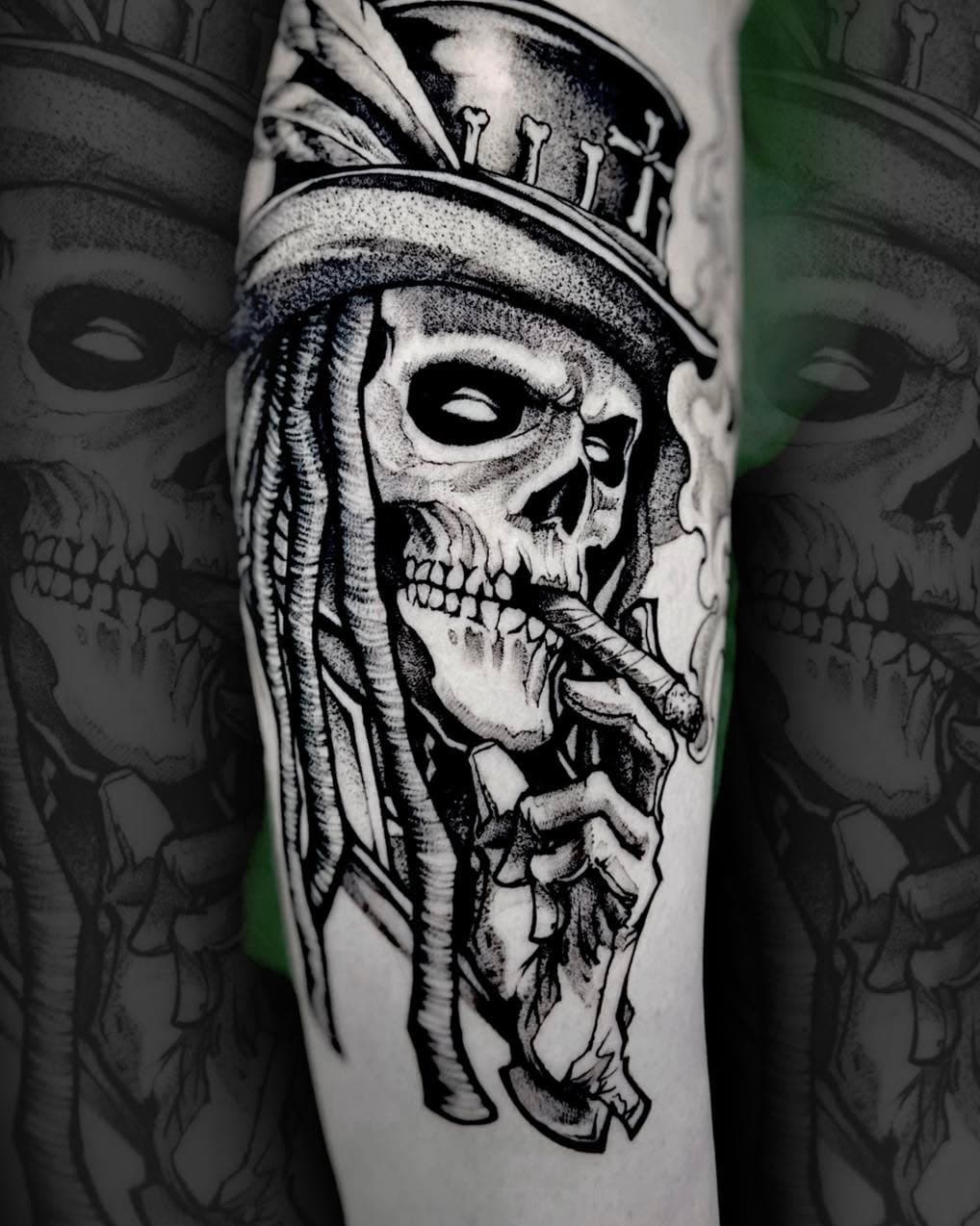 🖤 Baron Samedi – Władca Granicy Między Życiem a Śmiercią ☠️

Nowa dziara w klimacie voodoo! 🔥 Baron Samedi, pan cmentarzy, duchów i nieśmiertelnej zabawy, przeniesiony na skórę. Jego ikoniczny cylinder, czaszka i cygaro mówią same za siebie – mrok, tajemnica i odrobina szaleństwa. Ktoś jeszcze czuje tę energię? 👀✨

📍 Gdzie? [Wroclaw ul. Powstańców Śląskich 145:U3]
🎨 Wykonanie: [broken.finger.tattoo]

#Tatuaż #TattooLover #BaronSamedi #VoodooTattoo #DarkArt #TattooAddict #TattooInspiration #SkullTattoo #TattooedLife #BlackAndGreyTattoo #InkAddict #TattooArtist #OccultTattoo #TattooVibes #TattooMagic #TattooCommunity