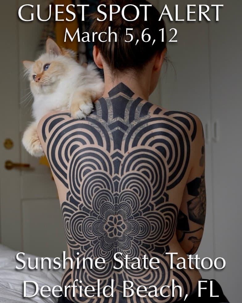 I’m guesting @sunshinestatetattoo in March and only have 3 spots left. Don’t miss out! DM to book any of these dates (5, 6, 12 March). See you in Florida! 🙏🏽 #guestartist #sunshinestatetattoo #guestspot @tylernolantattoos @chases_tattoos