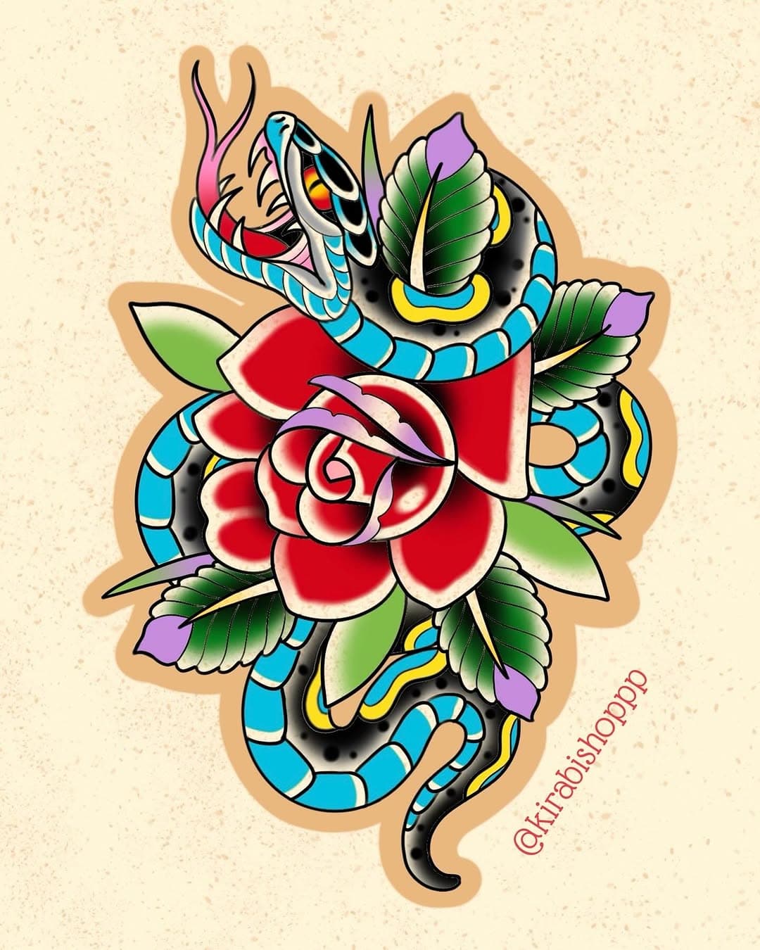 Sssneaky sssnake available, fill out the form in my website if you wanna grab it! 🐍🌹 @dovetailtattoo 
⛓️NOW BOOKING APRIL⛓️ 
.
.
.
.
.
#snaketattoo #snaketattoos #tattooflash #rosetattoo #rosetattooflash #atxtattoo #atxtattooartist #atxtattoos #austintattooartist #austintattoo #austintattoos #texastattooartist #texastattooer #ladytattooers #ladytattooer #femaletattooer #femaletattooers #colortattooartist #colortattoos #boldtattoos #brighttattoo #traditionaltattoo #colorfultattoos #colorfultattoo #atx #austintx #booksopen #austintattooshop #tattoos #tattooartists