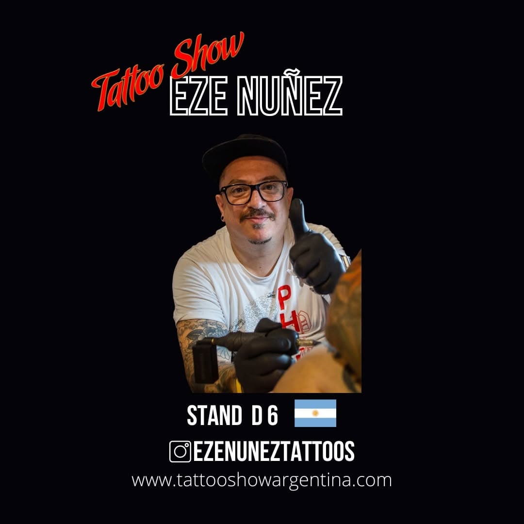 Les presentamos a los expositores que nos acompañarán este año

@ezenuneztattoos 

Stand: D 6

📆 28 de Febrero, 1 y 2 de Marzo 2025

📍 @larural_bsas

🎟️ Entradas limitadas: ¡Asegura la tuya antes de que se agoten!
👉 Compra aquí: https://www.laruralticket.com.ar/event/tattoo-show

👀 www.tattooshowargentina.com

No te pierdas la oportunidad de vivir la magia del arte corporal en su máxima expresión. 🌟

@tv_publica @tattooshowargentina @nacionalrock937
#ExpoTatuajes2025 #Tatuajes #ArteCorporal #Eventos #VentaDeEntradas
#laconve #tattooshow2025