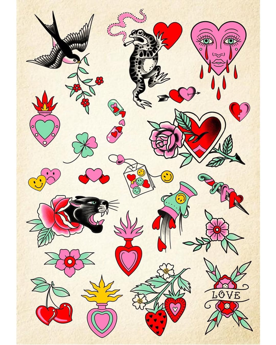 ⚡️Et voilà les dernières planches de flash que vous pourrez retrouver lors de notre journée spéciale Saint Valentin, ce vendredi 14 février, de 13h à 21h!💕💖🌹💘💌💐❤️‍🩹❤️‍🔥⚡️
#tattoo #ink #art #tatouage #lunderskin #lauralagardetattoo #pantherebleuetattoo #flashday #tattooflashday #tattooflash #valentines #valentinesday #saintvalentin #lovers #loverstattoo #love #lovetattoo