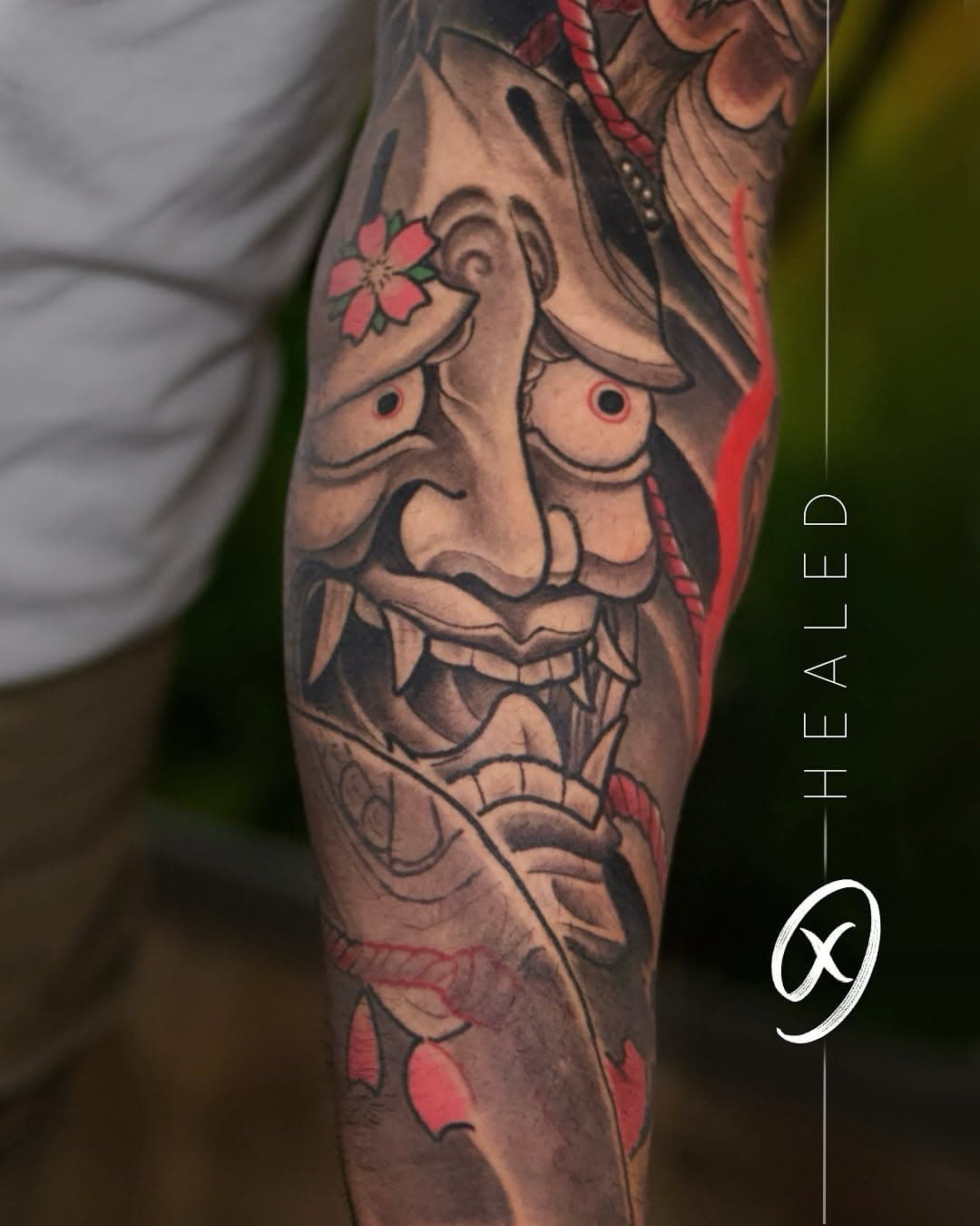 Hannya mask fully healed 👹
.
#japanesetattoo #hannyatattoo #hannyamask #dallastattooartist #tattooideas #tattooinspiration