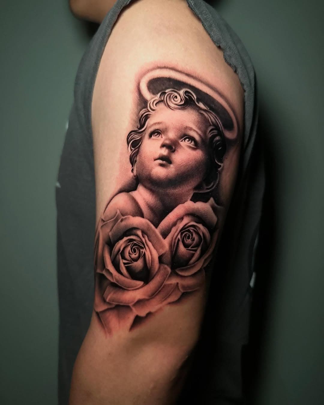 Another cherub for the books ✍🏽Stay tuned for what’s next 🤙🏽

⚠️DM me to book or text (708)224-8175⚠️