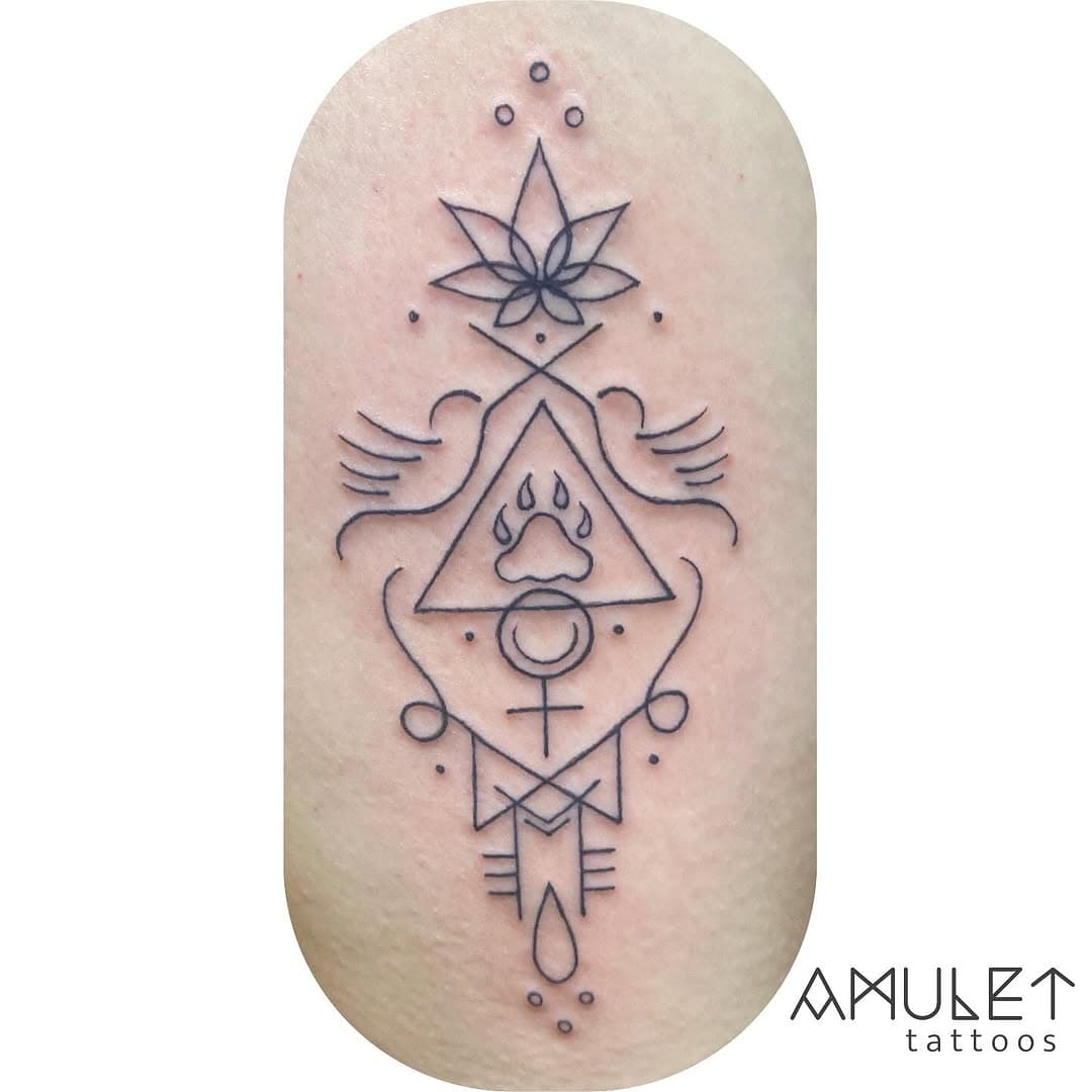 Amulet Ceremonial Tattoos: a personal tattoo ritual for your custom sigil- to inquire, email ElectricLady.Erica@gmail.com