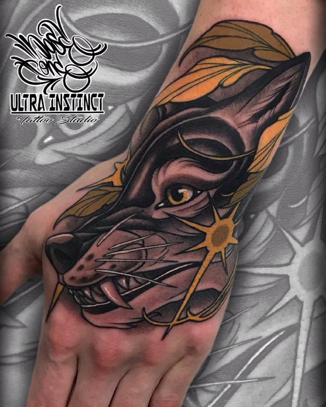 ⚜️WOLF⚜️ Thanks Sebastian!
.
.
.
.
.
.
.
.
.
.
#neotrad #neotraditionalworldwide #neotradtattoos #wolftattoo #neotradwolf #ultrainstincttattoostudio #ultrainstincttattoo #dosetattoo #bishoprotary #kwadron #eternalink #allegoryink