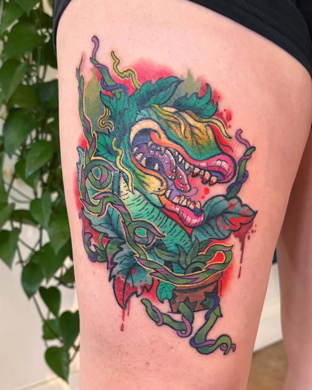 Audrey II for Michelle. Half healed, half fresh, all fun. 🥰