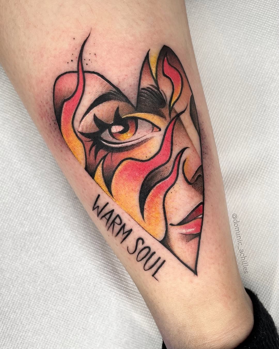 Flammendes Herz als Gegenstück zur anderen Seite ❤️‍🔥❄️ – Danke Vio! 

#heart #hearttattoo #herztattoo #warmsoul #coldhearted