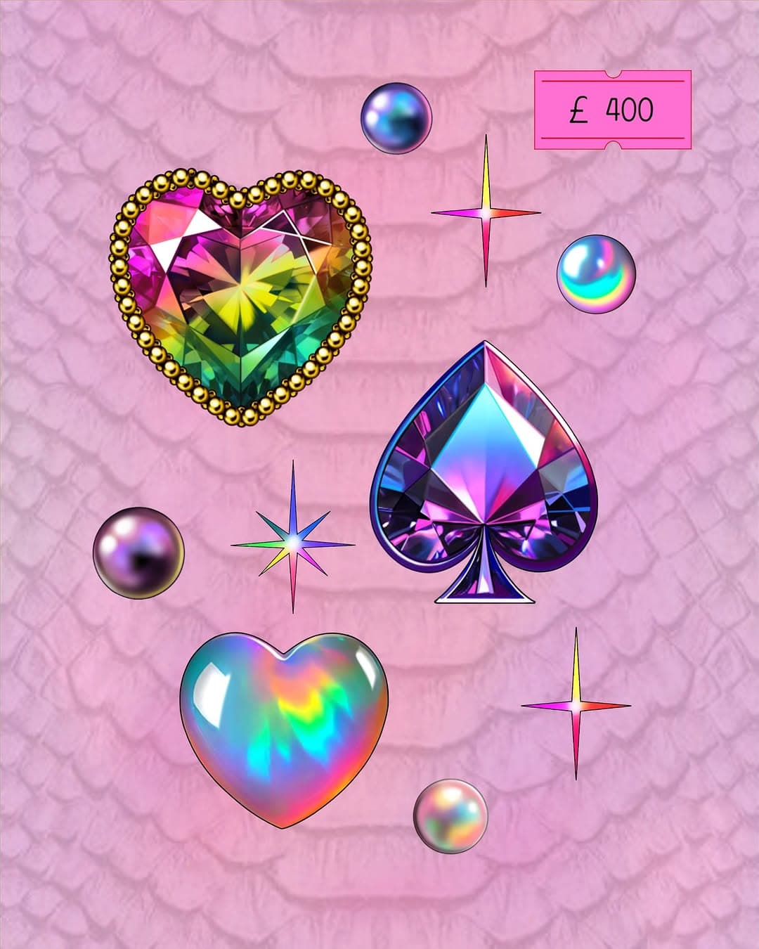 💖Hey loves💖
✨Happy Valentine’s✨I’m back with another round of my £400 design series, now featuring flash gemstones available ONLY this February and March. 
Each design is exactly as it appears, with no changes or customizations.
Sizes are 3,5-4,5cm each, placements are arms or legs below the knee💖✨