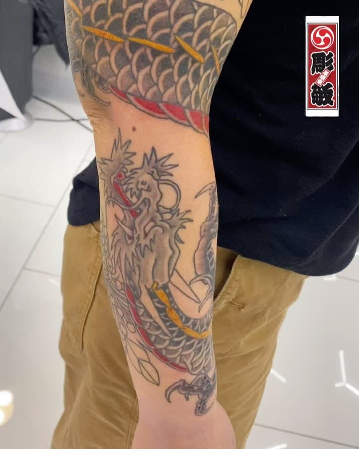 Some finished #tattoos some #inprogresstattoo New clients always welcomed. DM to inquire about starting your #japanesetattoo #sleevetattoo #backpiecetattoo #Phoenixtattoo #dragontattoo #octopustattoo