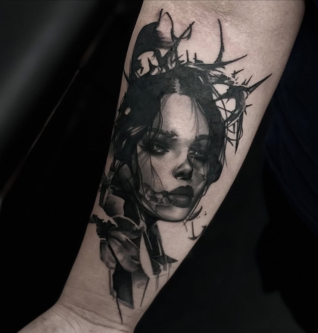 Thank you to the clients that get my wanna do designs. I was fortunate to do this one while at @oldcrowtattoo 
#blackandgreytattoo #tattoo #bayareatattoo #berkeley