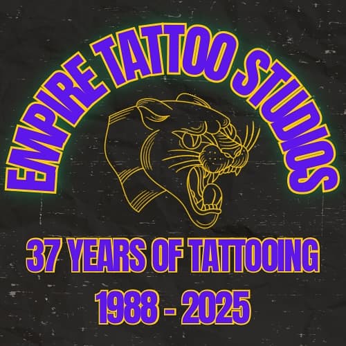 Empire Tattoo Studios turns 37 today!

Thank you to all the fine customers and artists, past and present, that have been apart of our great shops! 

Come get your next tattoo or piercing today!

#traditionalartist #traditionaltattoos #tattoos #inlandempire #riverside #redlands #ranchocucamonga #fyp #blackandgreytattoo #finelinetattoo #realistictattoo #empiretattoostudios