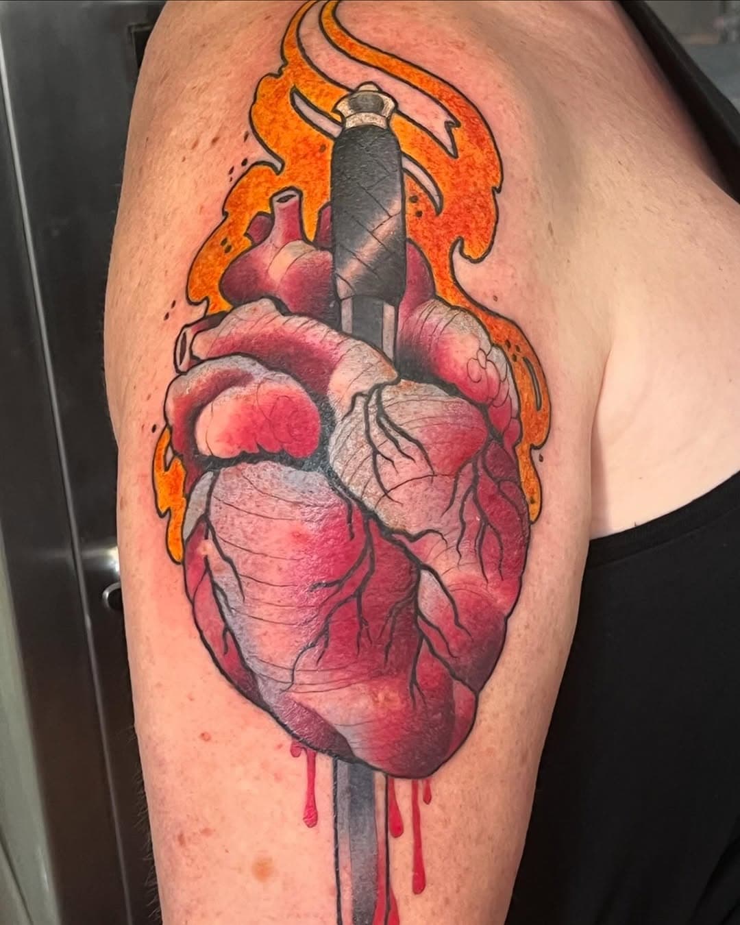 HAPPY VALENTINES DAY!
This one’s for all the lovers…finished up in this juicy heart today. Totally appropriate. Thanks Ellen !