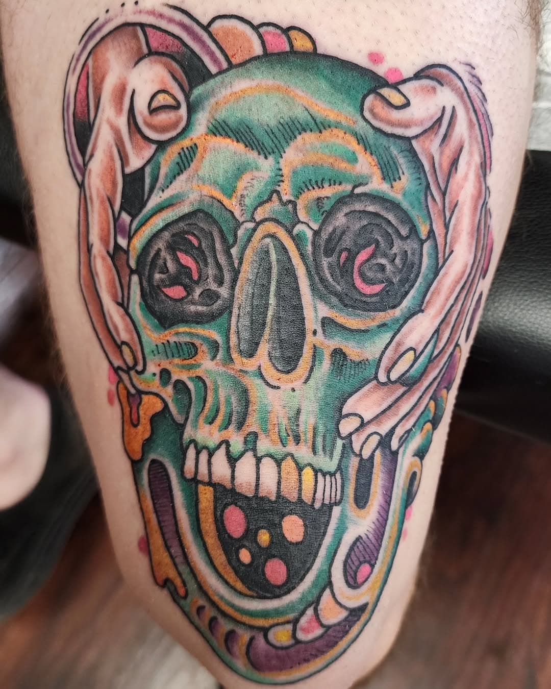 Fun one on a nice guy thanks Chance

 
 .
..
 
 

...
.
 ..
.

#weirdtattoos
#texastattoo
#texastattooartist 
#texastattooer
#tattoo
#unusualtattoo