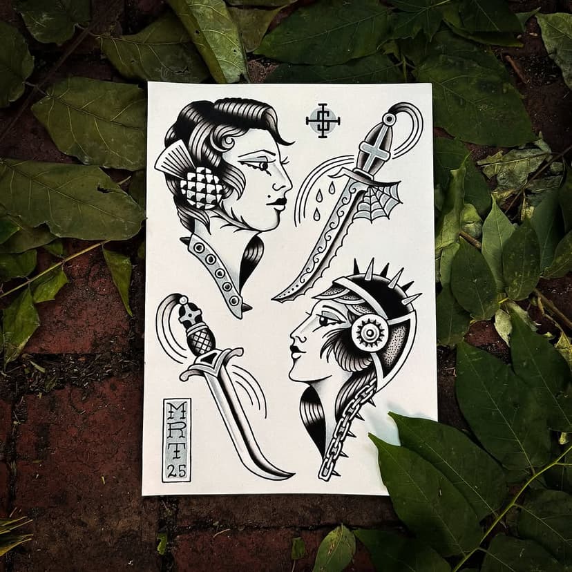 available flash

painting I did @mans_ruin_tattoo 

thx to everyone there for having me ✨

#traditionaltattoo #blackacidtattoo #colognetattoo #classictattoo #simonschuberttt #ozfest25