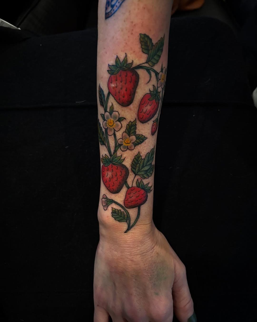 Berries 💕💕 
Bookings available always. 
Done @sainttattooknoxville 
•
•
•